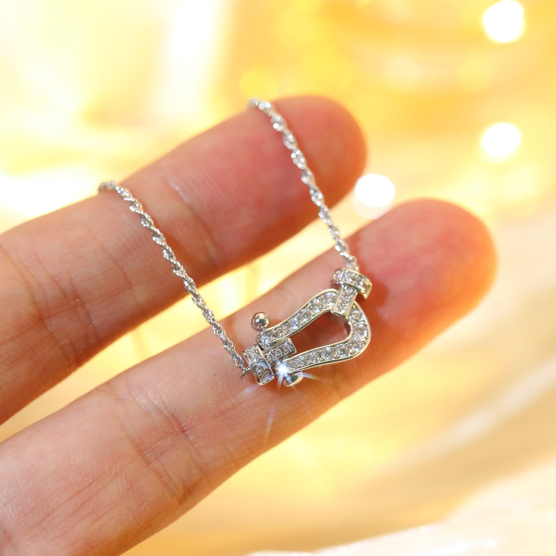 [Triumph Jewelry]FORCE 10 DIAMOND SILVER NECKLACE MINI MODEL