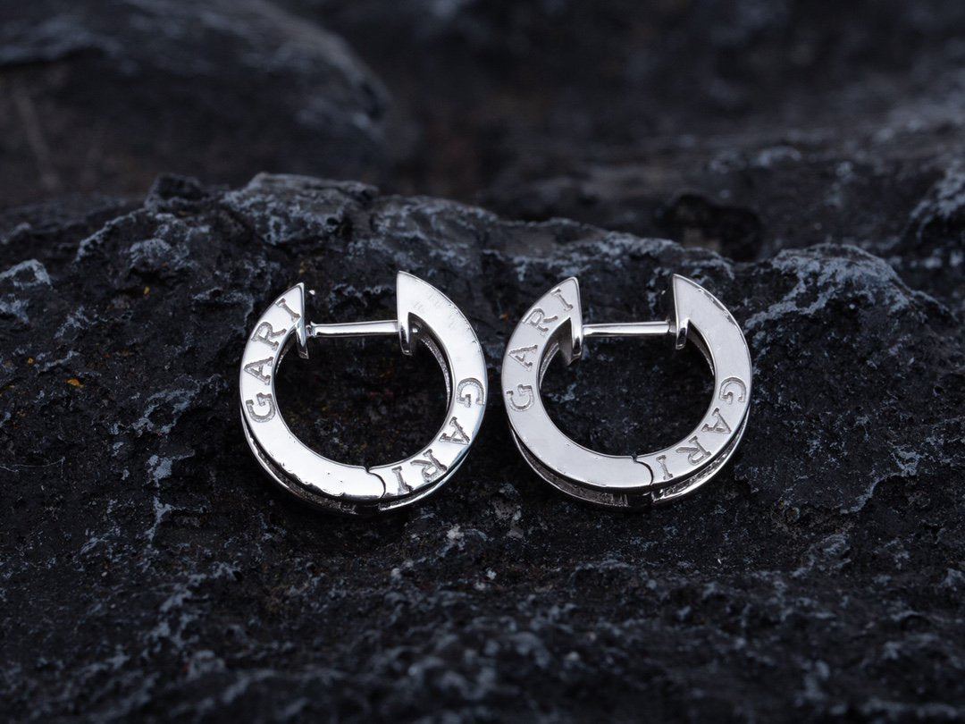 [Triumph Jewelry]ZERO 1 MINI SILVER DIAMOND EARRINGS