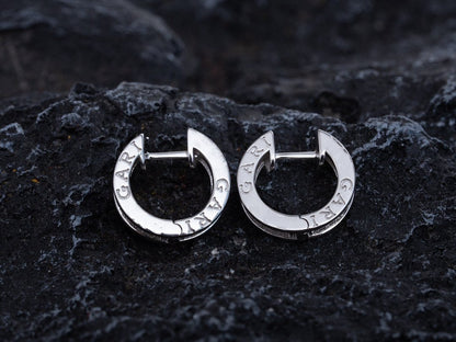 [Triumph Jewelry]ZERO 1 MINI SILVER DIAMOND EARRINGS
