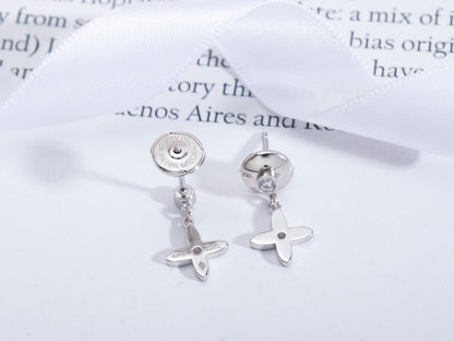[Triumph Jewelry]VIDYLLE SILVER DIAMOND MINI DROP EARRINGS