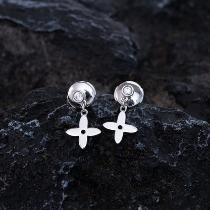 [Triumph Jewelry]VIDYLLE SILVER DIAMOND MINI DROP EARRINGS