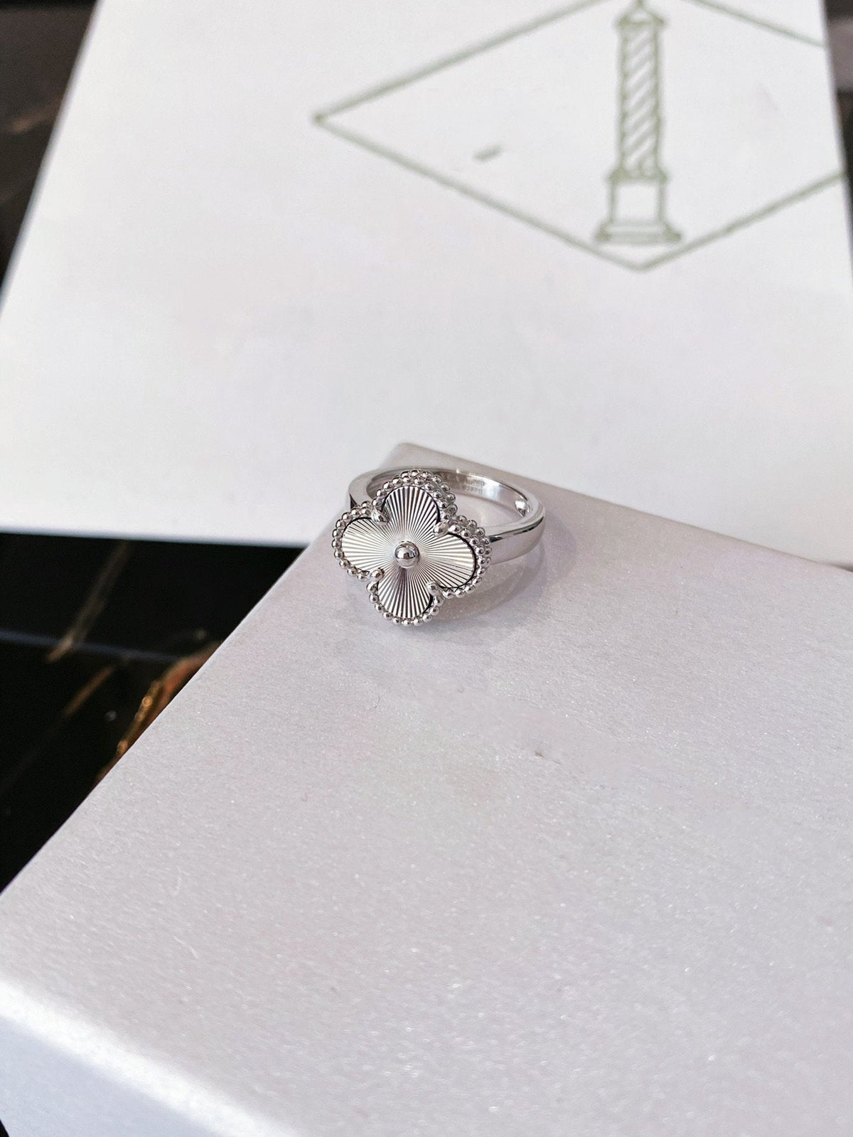 [Triumph Jewelry]CLOVER SILVER RING