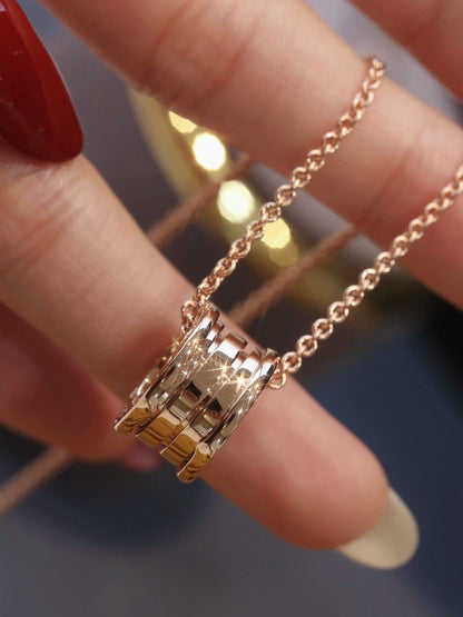 [Triumph Jewelry]ZERO 1 PINK GOLD NECKLACE