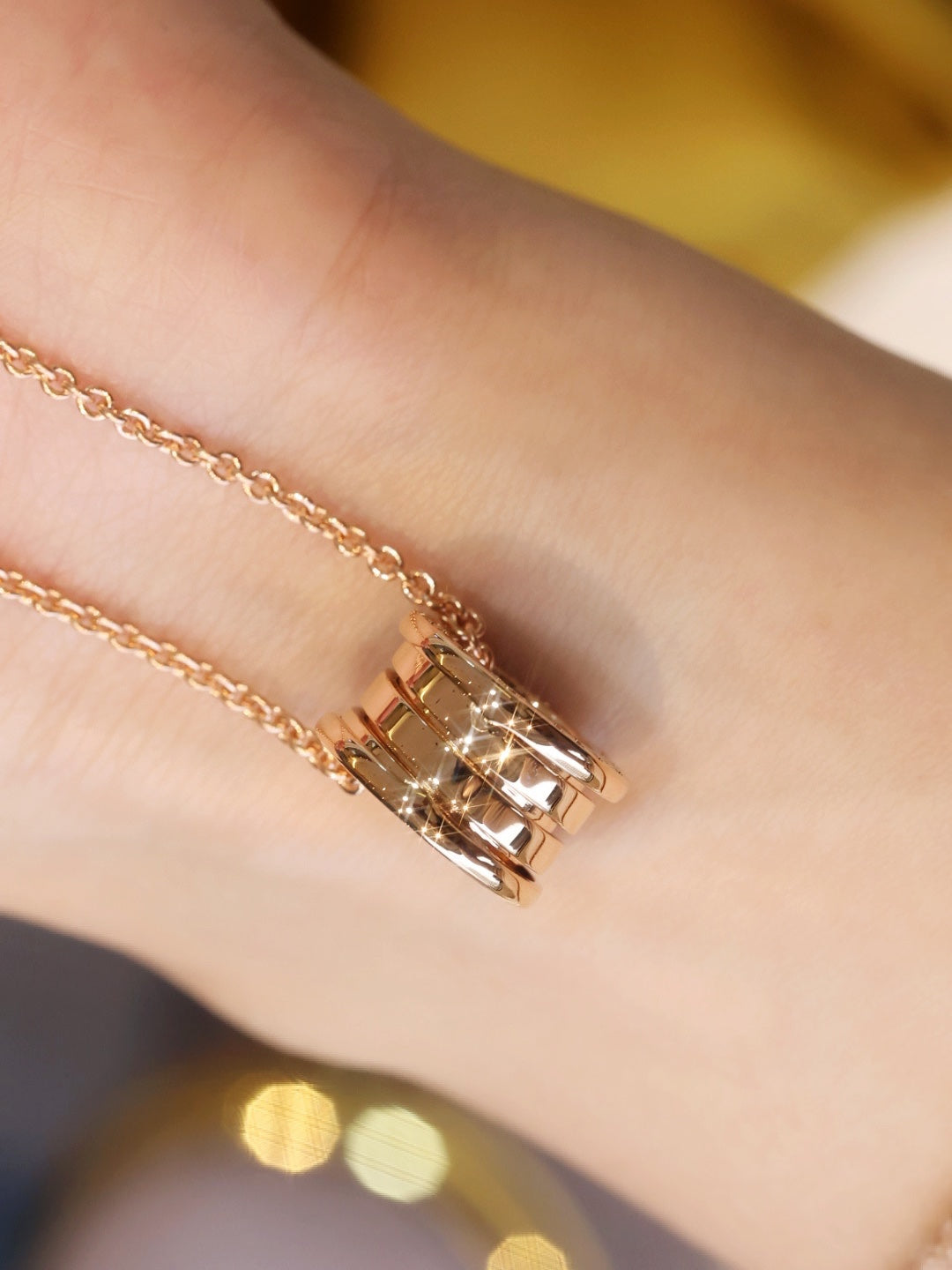 [Triumph Jewelry]ZERO 1 PINK GOLD NECKLACE