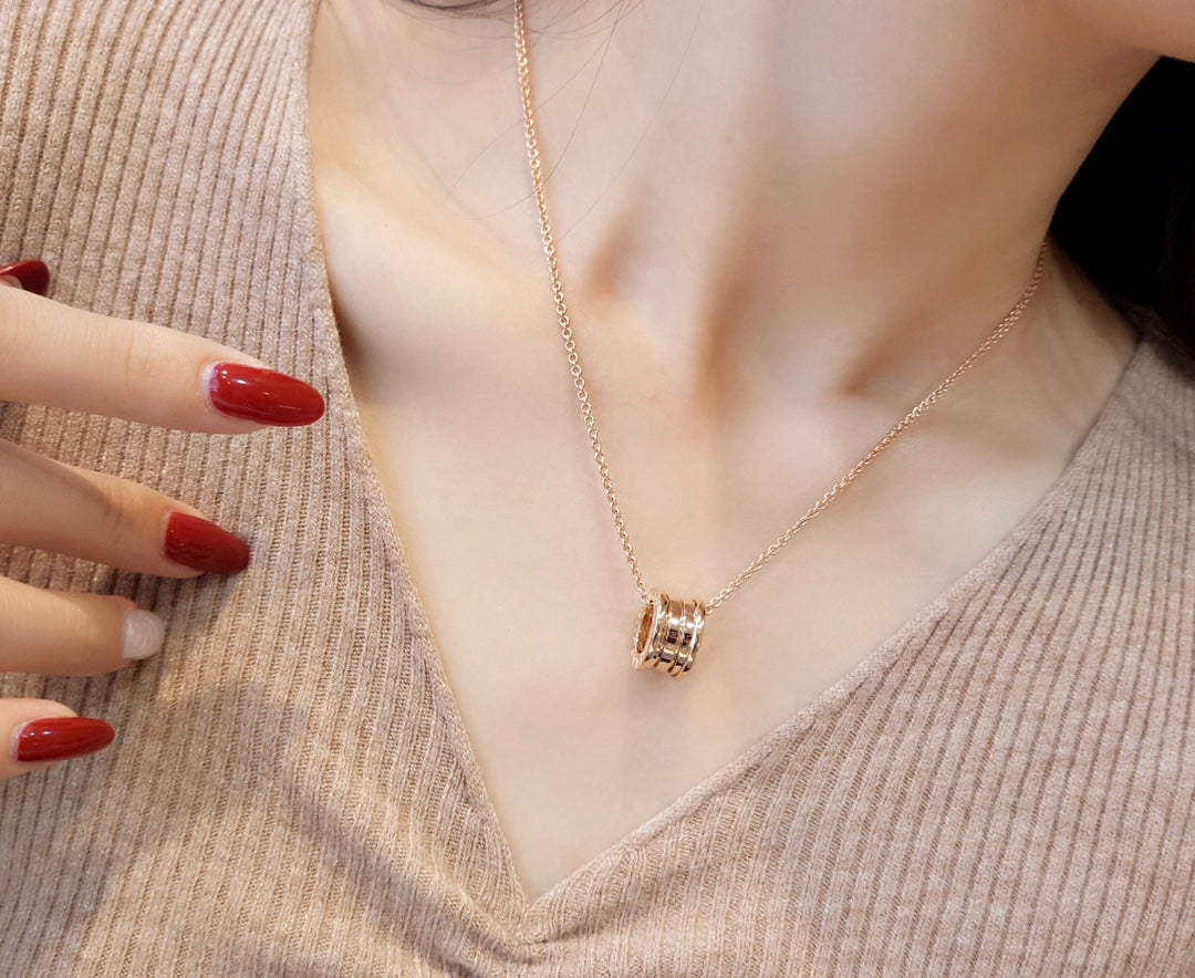 [Triumph Jewelry]ZERO 1 PINK GOLD NECKLACE