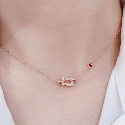 [Triumph Jewelry]FORCE 10 DIAMOND PINK GOLD NECKLACE