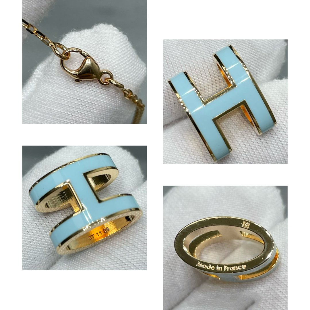 [Triumph Jewelry]POP H SKY BLUE NECKLACE