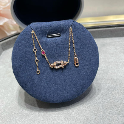 [Triumph Jewelry]FORCE 10 DIAMOND CHAIN LINK PINK GOLD BRACELET