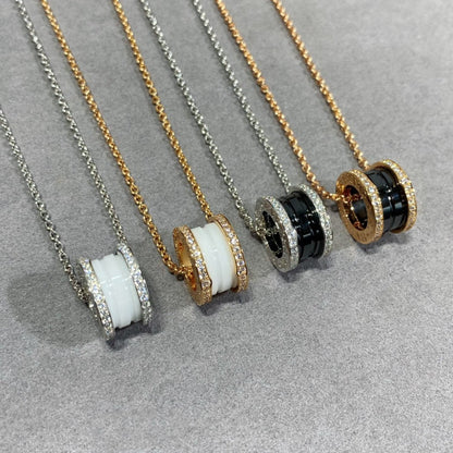 [Triumph Jewelry]ZERO 1 DIAMOND CERAMIC NECKLACE