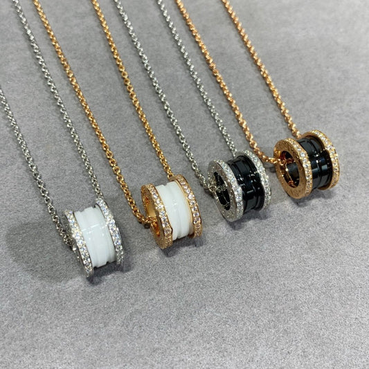 [Triumph Jewelry]ZERO 1 DIAMOND CERAMIC NECKLACE