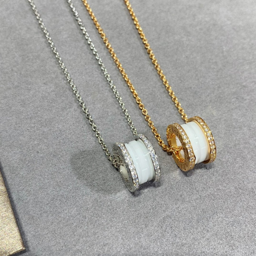 [Triumph Jewelry]ZERO 1 DIAMOND CERAMIC NECKLACE