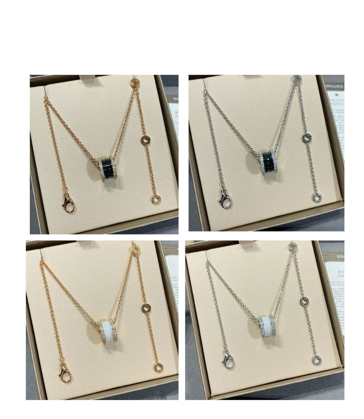 [Triumph Jewelry]ZERO 1 DIAMOND CERAMIC NECKLACE