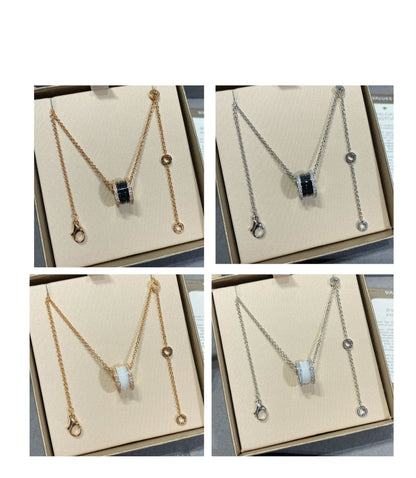 [Triumph Jewelry]ZERO 1 DIAMOND CERAMIC NECKLACE