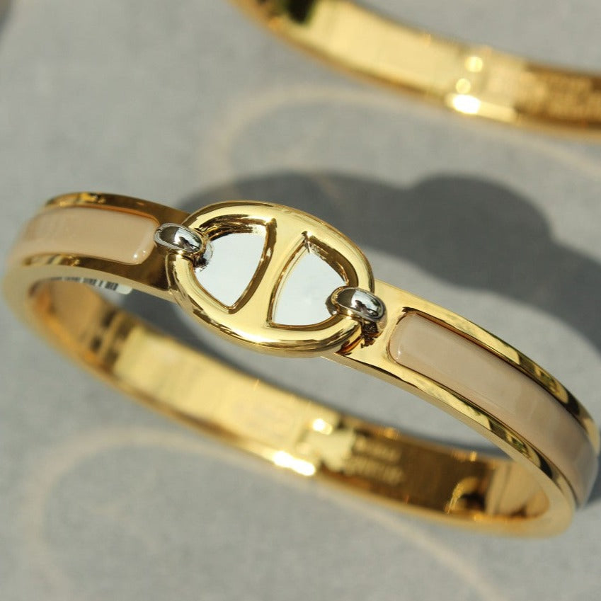 [Triumph Jewelry]CLIC CHAINE GOLD BRACELET