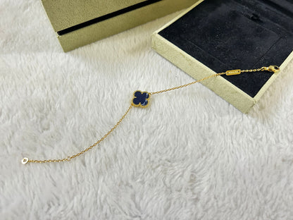 [Triumph Jewelry]CLOVER 1 MOTIF PIETERSITE BRACELET