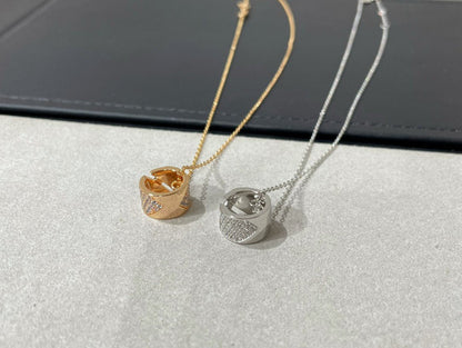 [Triumph Jewelry]LIENS EVIDENCE DIAMOND PAVED NECKLACE