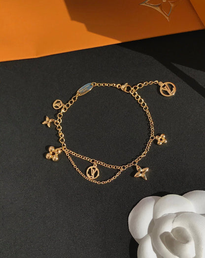 [Triumph Jewelry]BLOOMING PINK GOLD MOP BRACELET