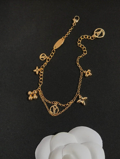 [Triumph Jewelry]BLOOMING PINK GOLD MOP BRACELET
