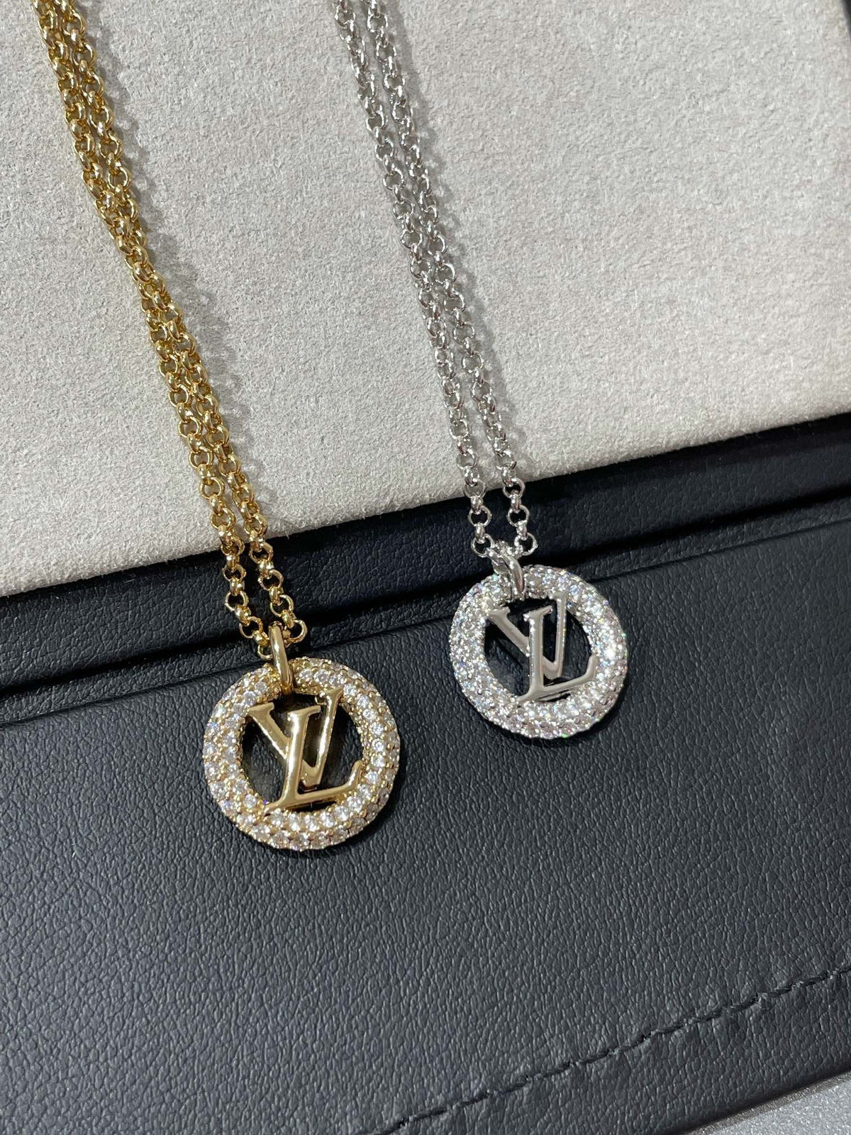 [Triumph Jewelry]BY NIGHT DIAMOND PAVED NECKLACE