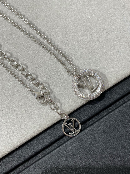 [Triumph Jewelry]BY NIGHT DIAMOND PAVED NECKLACE