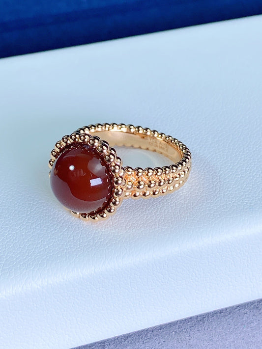 [Triumph Jewelry]PERLEE COULEURS ROSE GOLD RING