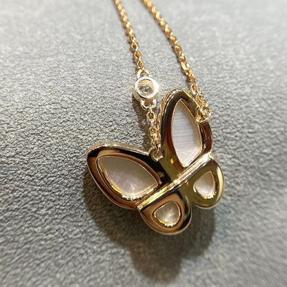[Triumph Jewelry]BUTTERFLY MOP DIAMOND NECKLACE