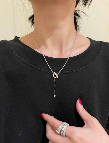 [Triumph Jewelry]FINESSE SILVER DIAMOND NECKLACE
