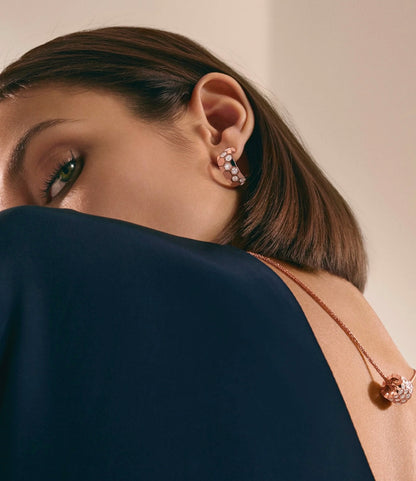 [Triumph Jewelry]BEE LOVE DIAMOND HOOP EARRINGS