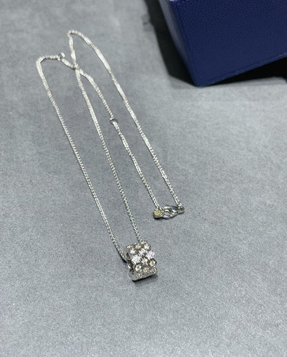 [Triumph Jewelry]BEE LOVE DIAMOND PAVED 3 ROW NECKLACE
