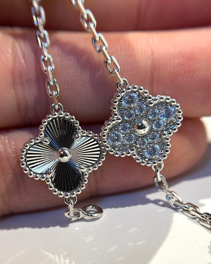 [Triumph Jewelry] CLOVER 5 MOTIF LASER BRACELET COLLECTION