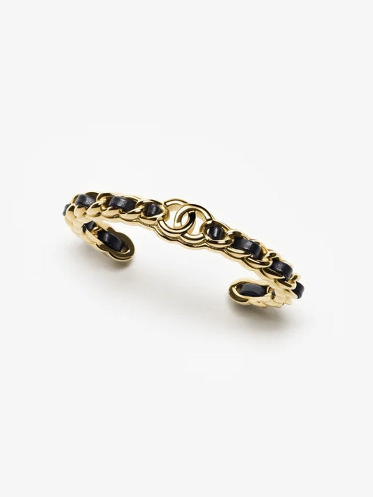 [Triumph Jewelry]Double C Open Bangle