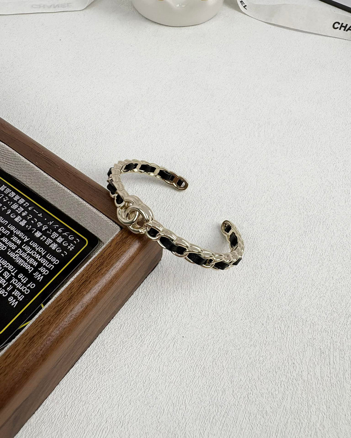 [Triumph Jewelry]Double C Open Bangle