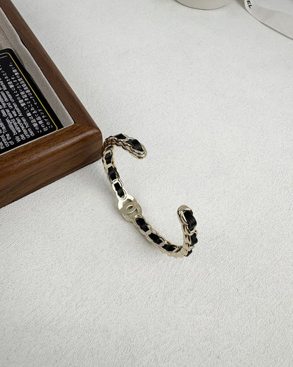 [Triumph Jewelry]Double C Open Bangle