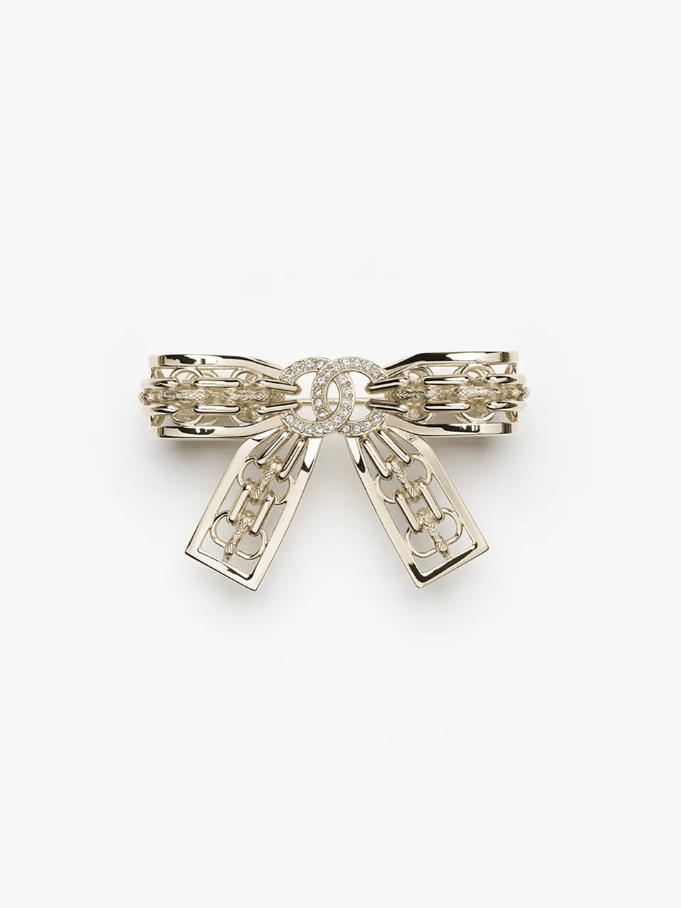 [Triumph Jewelry]25K Hollow Bow Brooch