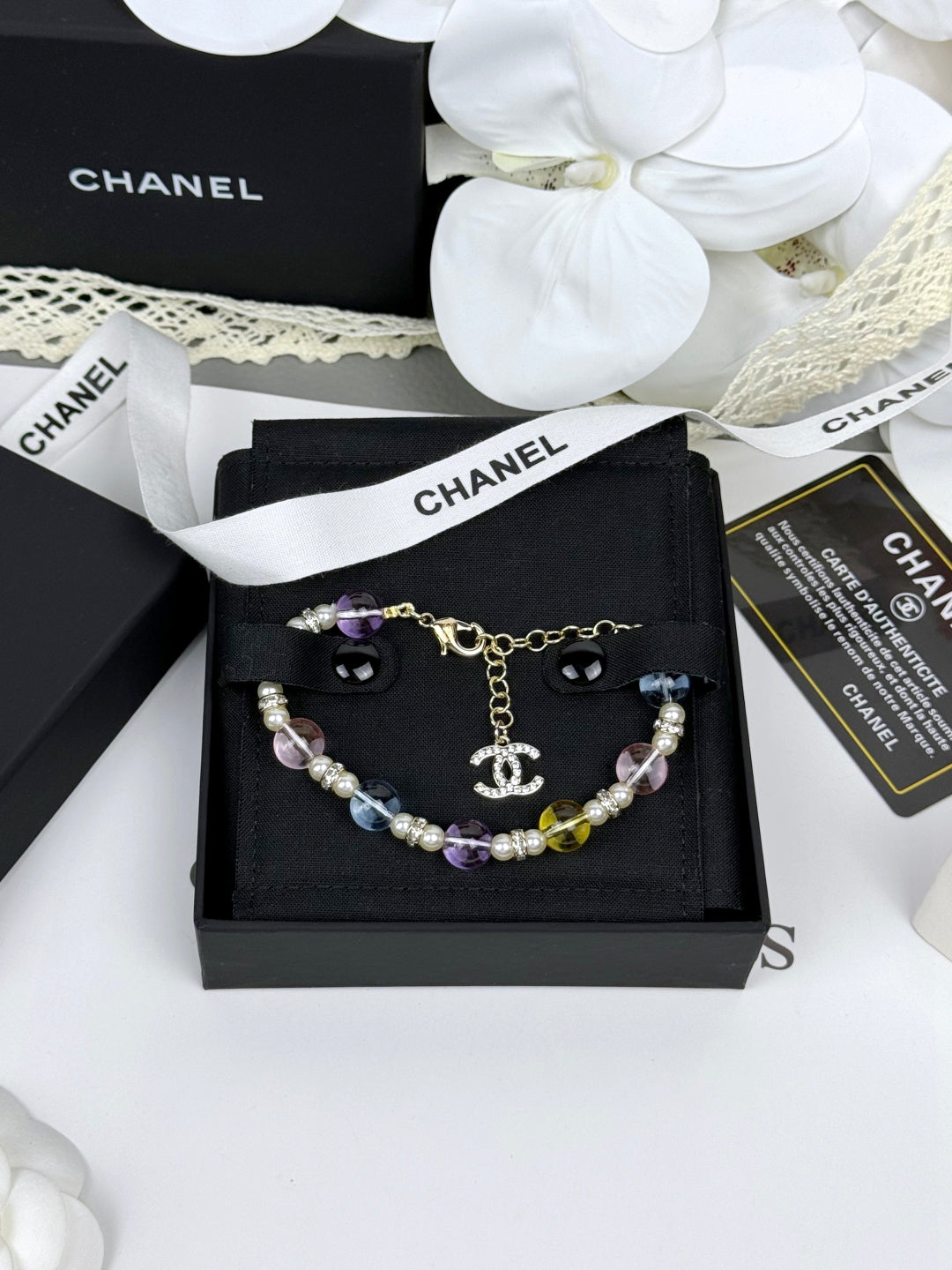 [Triumph Jewelry]Colorful Transparent Resin Bracelet