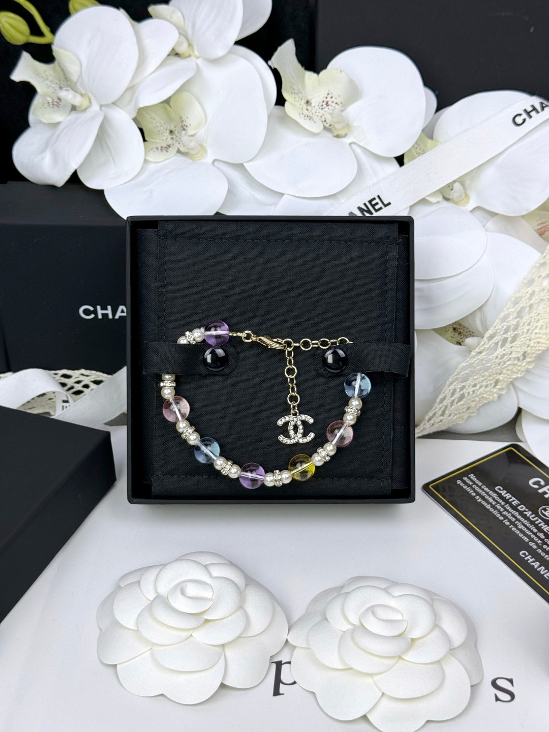 [Triumph Jewelry]Colorful Transparent Resin Bracelet