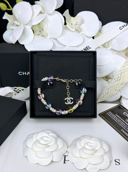[Triumph Jewelry]Colorful Transparent Resin Bracelet