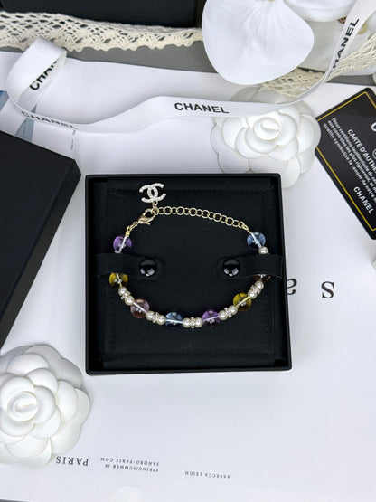 [Triumph Jewelry]Colorful Transparent Resin Bracelet