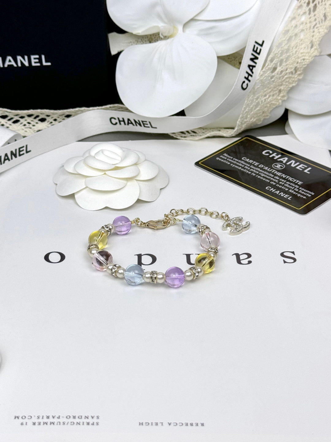 [Triumph Jewelry]Colorful Transparent Resin Bracelet