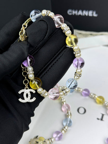 [Triumph Jewelry]Colorful Transparent Resin Bracelet