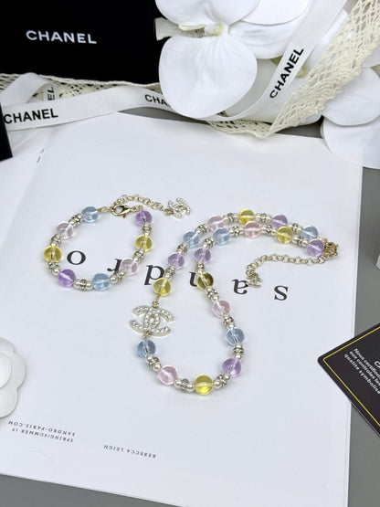 [Triumph Jewelry]Colorful Transparent Resin Bracelet