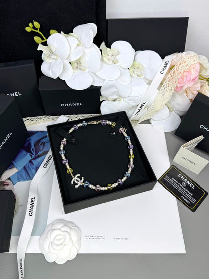 [Triumph Jewelry]26C New Spring Collection Colorful Transparent Resin Necklace