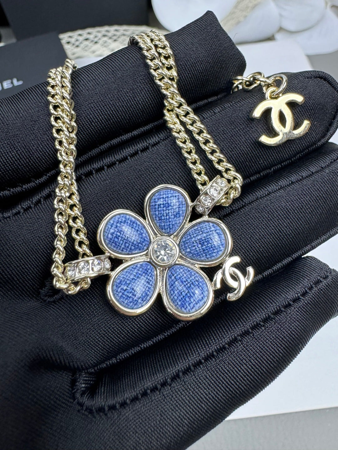 [Triumph Jewelry]VOLTE New Blue Floral Double-Layer Bracelet