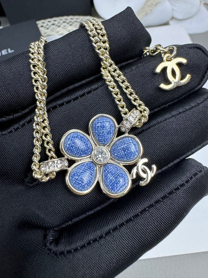 [Triumph Jewelry]VOLTE New Blue Floral Double-Layer Bracelet
