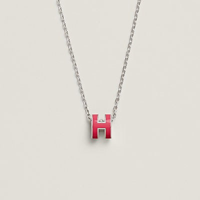 [Triumph Jewelry]H NECKLACE PINK
