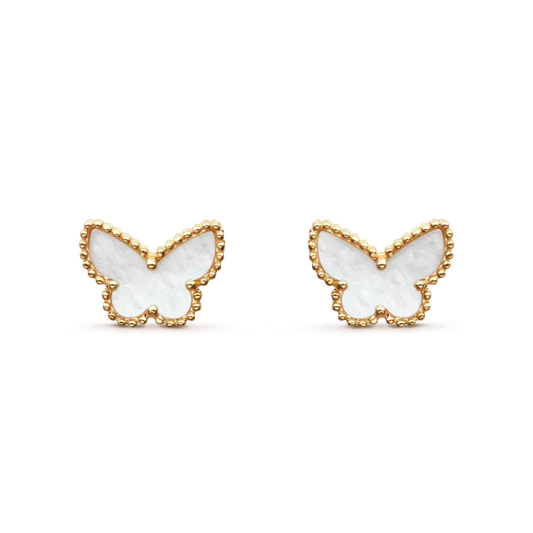 [Triumph Jewelry]SWEET BUTTERFLY MOP EARSTUDS