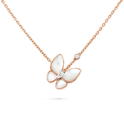 [Triumph Jewelry]BUTTERFLY MOP DIAMOND NECKLACE
