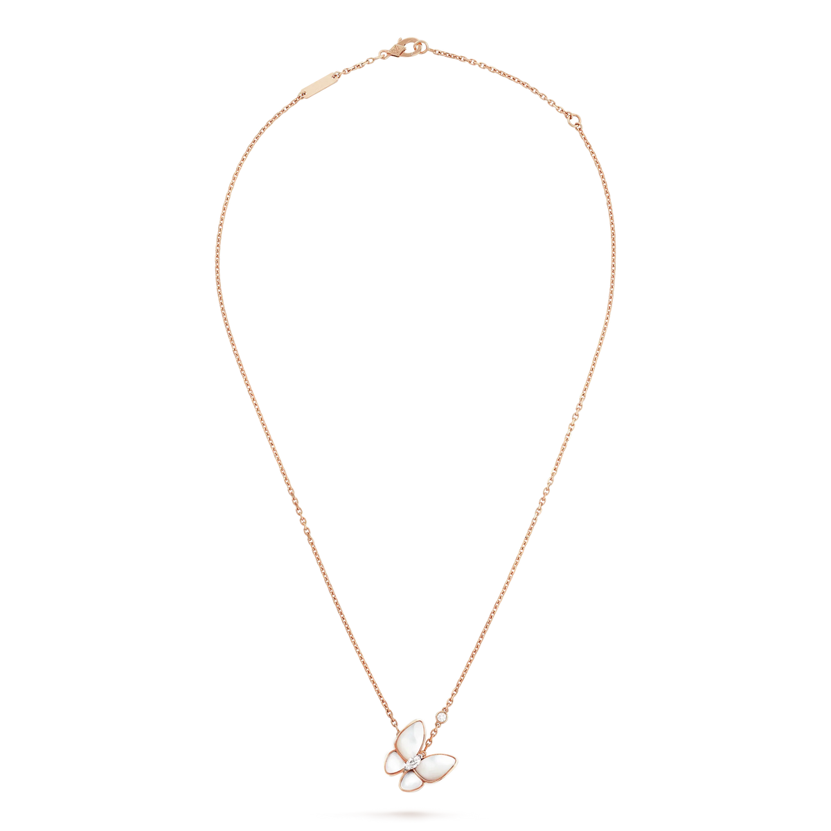 [Triumph Jewelry]BUTTERFLY MOP DIAMOND NECKLACE