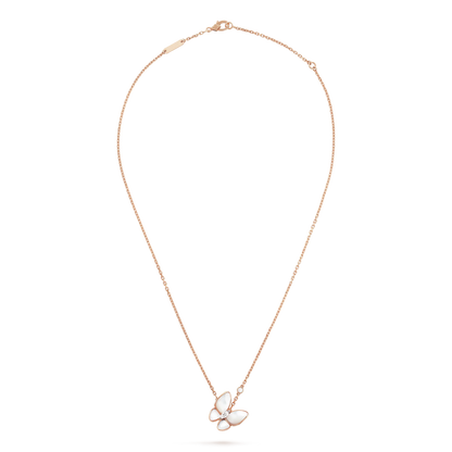 [Triumph Jewelry]BUTTERFLY MOP DIAMOND NECKLACE