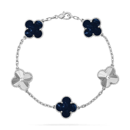 [Triumph Jewelry]CLOVER 5 MOTIF PIETERSITE BRACELET COLLECTION